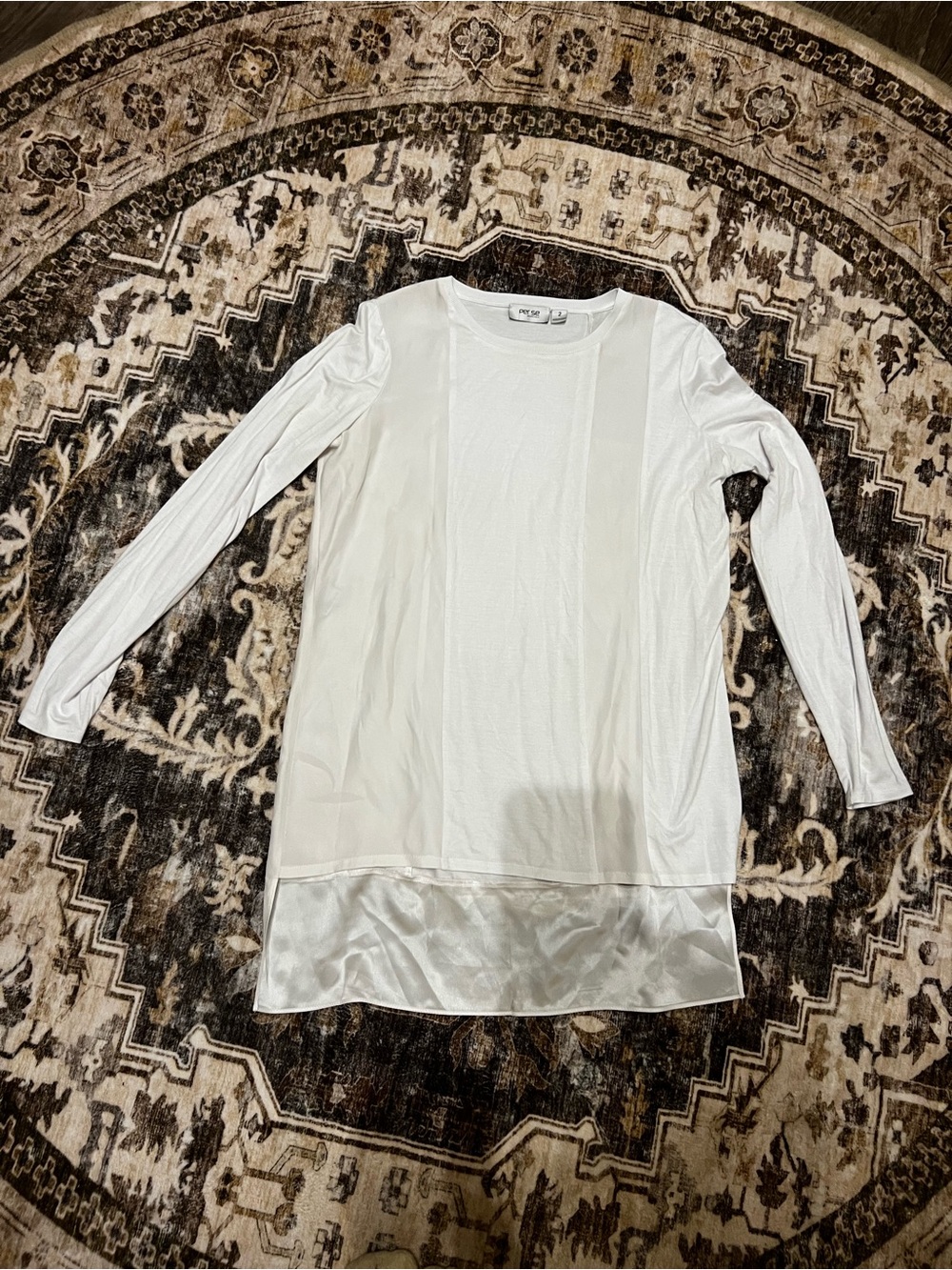 Per se 100% silk top
